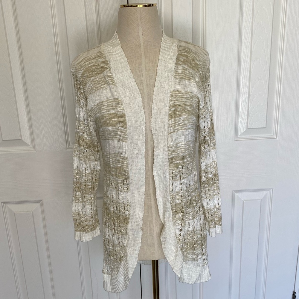 Light eight Knit 3/4 Sleeve Cardigan